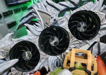 Palit Unveils Diamond Edition RTX 50 GameRock GPU: 5090 Tornado Features FE-Like Dual Flow-Through Design & 3D Printed Models